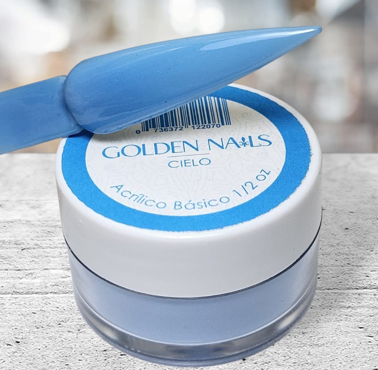 ACRILICO CIELO GOLDEN NAILS